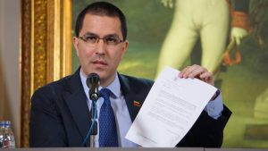 Rueda de prensa del Canciller Jorge Arreaza para ofrecer un balance de las acciones diplomáticas de Paz en defensa de la soberanía