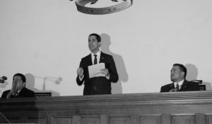 Juán Guaidó en la directiva de la Asamblea Nacional en desacato