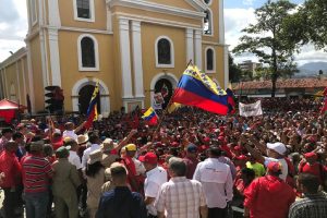 Pueblo de Cúa con Maduro y en repudio a amenazas de EEUU