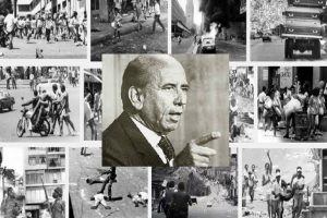 Genocida Presidente Carlos Andrés Pérez durante la masacre del Caracazo