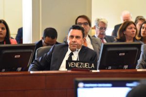 Samuel Moncada, embajador de Venezuela en la OEA