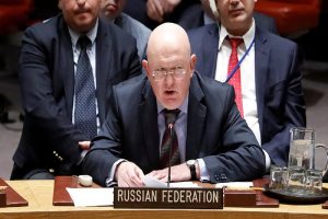 embajador de Rusia en la ONU, Vassily Nebenzia.
