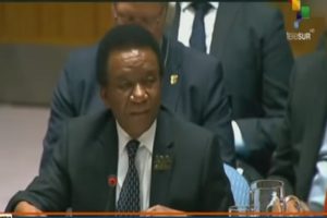Jerry Matjila, embajador permanente de Sudáfrica ante Consejo de Seguridad ONU (Foto TeleSUR)