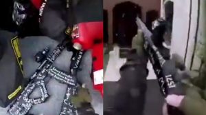Armas utilizadas en el ataque a mezquitas en Nueva Zelanda (Foto agencias)