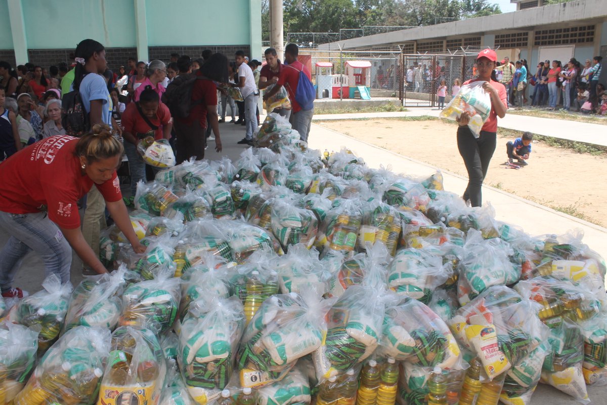 Alimentos para Guarenas este viernes de Carnaval adelantado (Foto @plaza_aguerrida)