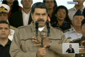 Presidente Maduro en el Cuartel de la Montaña, por los 6 años de la siembra de Chávez (Fotograma VTV)