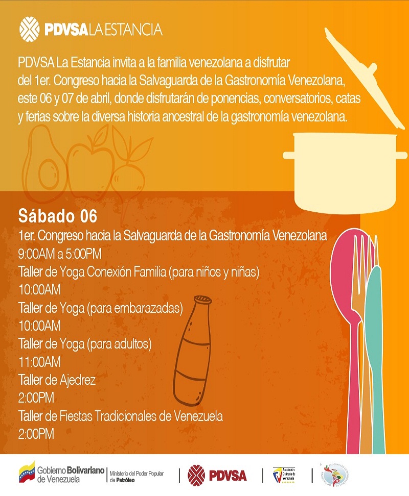 Congreso de Gastronomía Venezolana en PDVSA La Estancia (Foto PDVSA LA ESTANCIA)