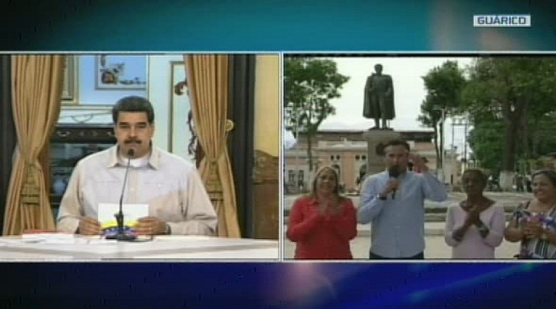 23 Consejos Comunales apoyan embellecimiento de Plaza Bolívar de San Juan de los Morros (Fotograma VTV)
