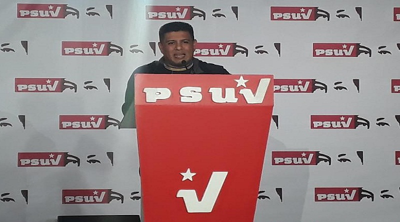 Pedro Infante, vocero de la reunión Nacional del PSUV (Foto PSUV)