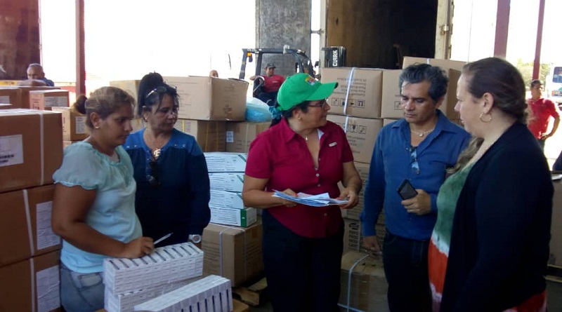 Nueva Esparta recibe más de 888 mil insumos y medicamentos para la red pública de salud (Foto Oficina Dante Rivas)