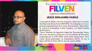 Filven capítulo Anzoátegui inicia este jueves en homenaje a Jesús Benjamín Farías