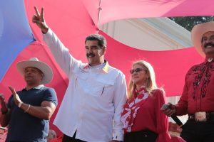 Venezolanos celebraron 1er. aniversario de la reelección del presidente Nicolás Maduro