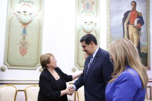 Alta Comisionada de la ONU Michelle Bachelet visita en Miraflores al presidente Constitucional Nicolás Maduro