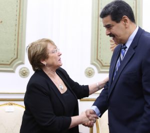 Alta Comisionada de la ONU Michelle Bachelet visita en Miraflores al presidente Constitucional Nicolás Maduro