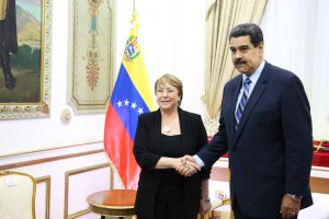 Alta Comisionada de la ONU Michelle Bachelet visita en Miraflores al presidente Constitucional Nicolás Maduro