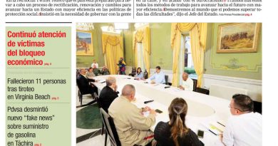 Lea aquí las portadas de los principales medios impresos en Venezuela este 03Junio