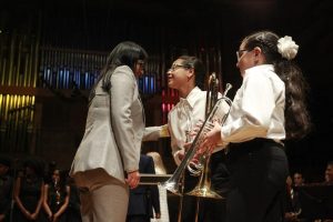 Primera combatiente de la República Cilia Flores visitó el Centro de Acción Social por la música y Sistema Nacional de Orquesta