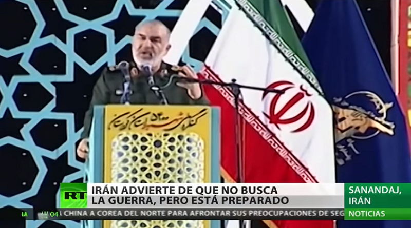 Trump amenaza a Irán por haberle derribado el dron espía de EEUU (Fotograma RT)