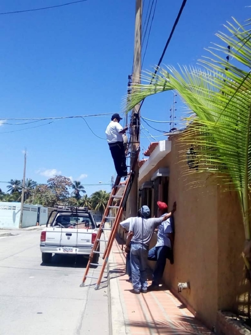 CANTV ha restituido servicios a 17 mil suscriptores víctimas de hurto y vandalismo en Falcón, Trujillo y Zulia (Foto CANTV)