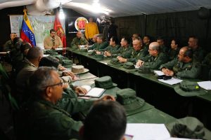 Reunión de trabajo del Comandante en Jefe con el Sistema Defensivo Territorial de la nación