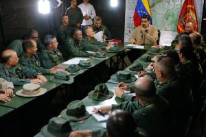 Reunión de trabajo del Comandante en Jefe con el Sistema Defensivo Territorial de la nación