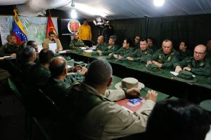Reunión de trabajo del Comandante en Jefe con el Sistema Defensivo Territorial de la nación