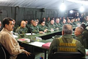 Reunión de trabajo del Comandante en Jefe con el Sistema Defensivo Territorial de la nación