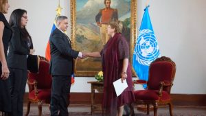 Agenda de Alta Comisionada de ONU para Derechos Humanos, Michelle Bachelet con Poderes Públicos Nacionales