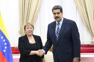 Alta Comisionada de la ONU Michelle Bachelet visita en Miraflores al presidente Constitucional Nicolás Maduro