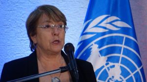 Alta Comisionada de la ONU Michelle Bachelet visita en Miraflores al presidente Constitucional Nicolás Maduro