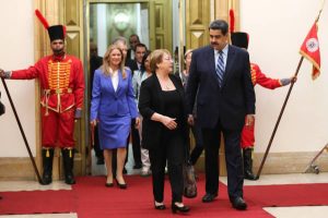 Alta Comisionada de la ONU Michelle Bachelet visita en Miraflores al presidente Constitucional Nicolás Maduro