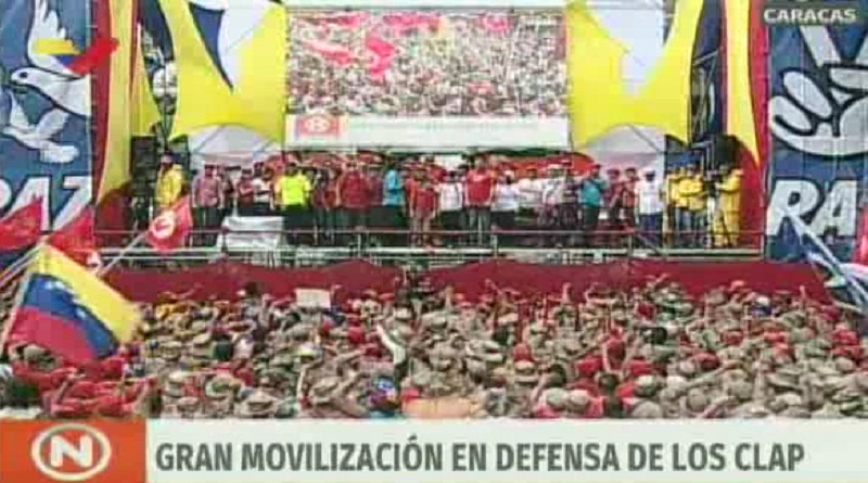 Pueblo revolucionario le dice al mundo: Imperio no podrá derrotar a una Venezuela unida (Foto PSUV)