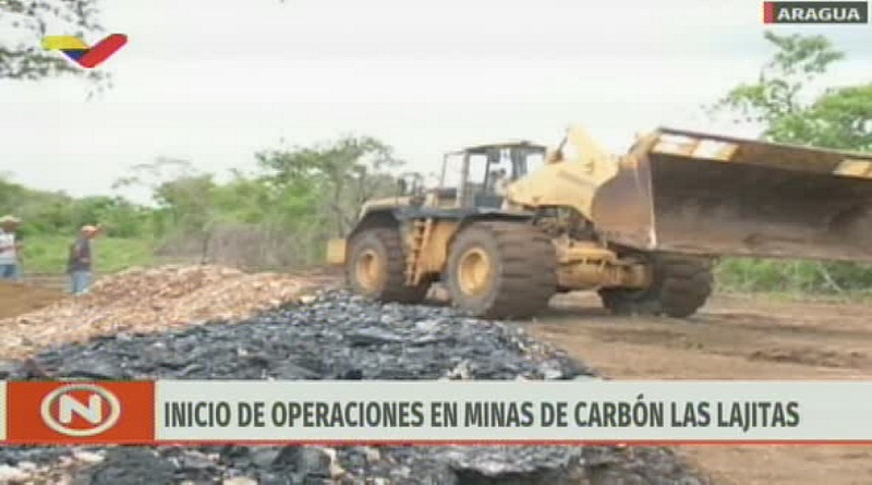 Un millón de toneladas al año producirá Mina de Carbón Las Lajitas en Aragua (FotogramaVTV)