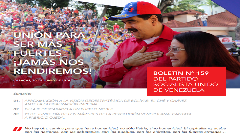 Pensamiento geopolítico de Bolívar, El Che y Chávez en edición 159 del Periódico Cuatro F