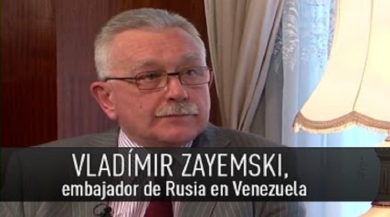El embajador ruso en Venezuela, Vladímir Zayemski, desmintió las informaciones de que Rusia supuestamente retiró a sus expertos militares del país latinoamericano