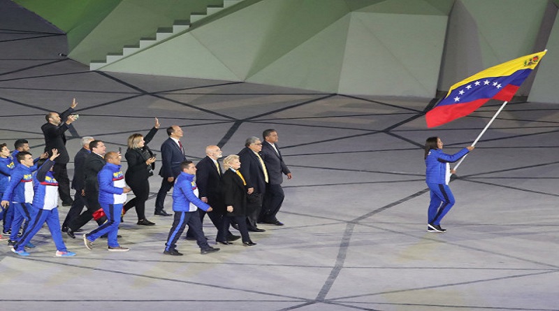 Con orgullo patrio la delegación venezolana desfiló en ceremonia inaugural de Panamericanos