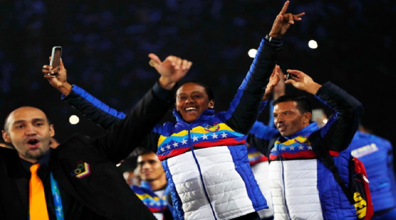 Con orgullo patrio la delegación venezolana desfiló en ceremonia inaugural de Panamericanos