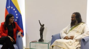 Venezuela recibe visita del líder humanitario y embajador de paz Sri Sri Ravi