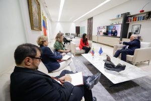 Vicepresidenta Ejecutiva de la República, Delcy Rodríguez, sostuvo reunión con enviado especial de la Unión Europea