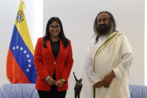 Venezuela recibe visita del líder humanitario y embajador de paz Sri Sri Ravi