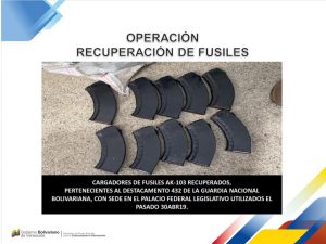 Venezuela muestra nuevas pruebas que implican a Guaidó en robo de armas de la República