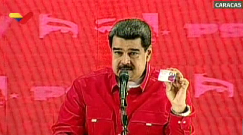 PSUV potenciará Carnet para apoyar e incrementar los más de 6 millones 500 mil militantes de base (Fotograma VTV)