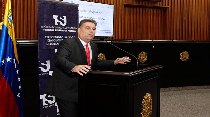 Magistrados, jueces y Altos funcionarios del TSJ participaron en la conferencia "Somos Patria" (Foto TSJ)