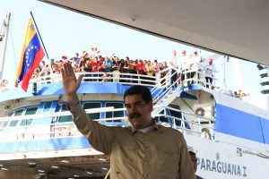 Presidente Nicolás Maduro inauguró ruta marítima La Guaira-Margarita
