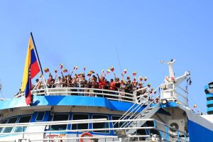 Presidente Nicolás Maduro inauguró ruta marítima La Guaira-Margarita