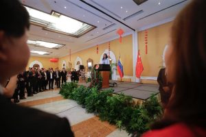 Vicepresidenta Ejecutiva, Delcy Rodríguez, participó en la recepción de la Fiesta de Primavera 2020 de la República Popular China
