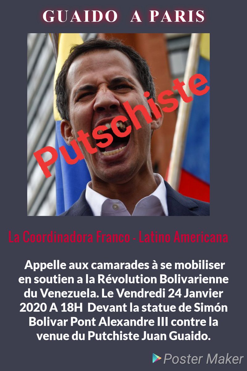 Repudian en Francia eventual visita de autoproclamado