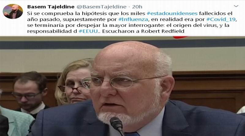 Internacionalista Basem Tajeldine advierte sobre posible responsabilidad de EE.UU. en origen del Covid-19