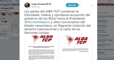Países del Alba-TCP condenaron acusaciones por parte del gobierno que dirige Donald Trump
