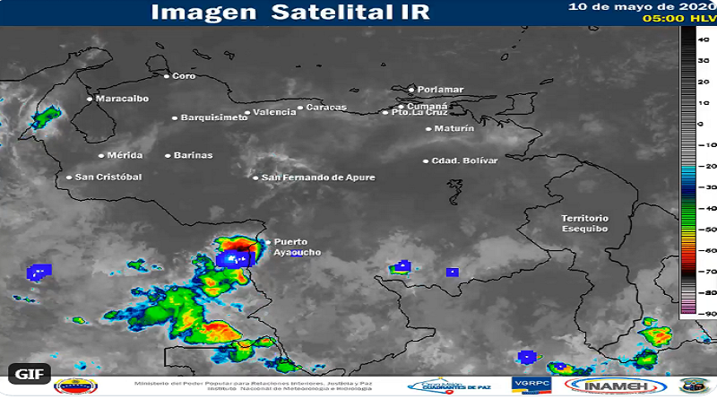 Inameh | Domingo sin precipitaciones en gran parte del país